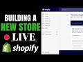 Building A New Shopify Store LIVE + Q & A (Dropshipping)