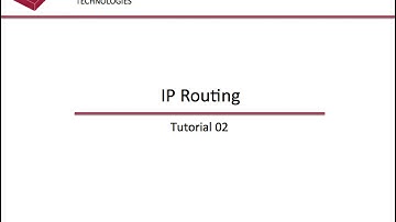 IP Routing - Tutorial 02