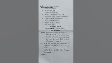 BBA // FUNDAMENTAL OF E-COMMERCE // ccsu // exam paper  // last sem 2024 || mukul mangal