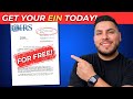 Get Your EIN Number For Your Business For FREE!