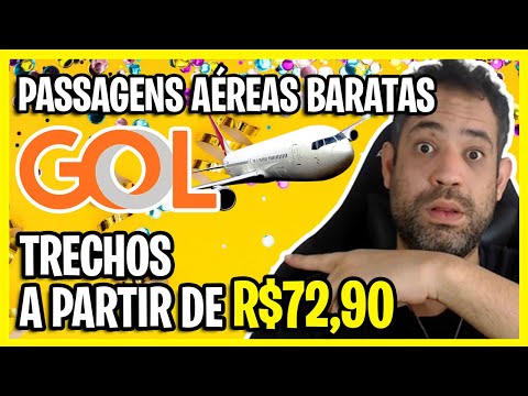 BOMBA! A PARTIR DE R$72,90! SUPER PROMOÇÃO DE PASSAGENS GOL NESSE FERIADO 2021 ! OFERTA PRORROGADA!