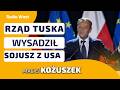 Tusk wykluczył Polskę z RADY POKOJU. Kożuszek: Polska straci okazję do lewarowania własnej pozycji