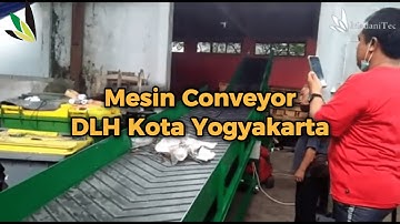 Conveyor untuk Pemilahan Sampah di TPST