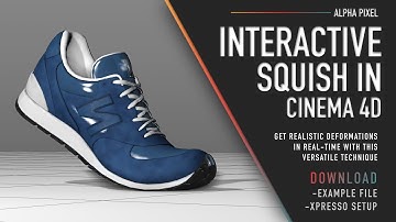 Interactive Squish in Cinema 4D