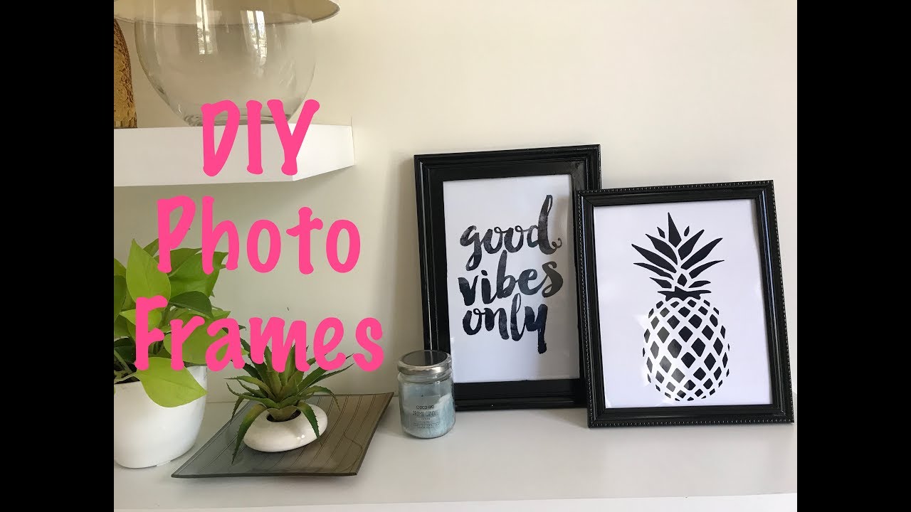DIY Room Decor Frames - YouTube