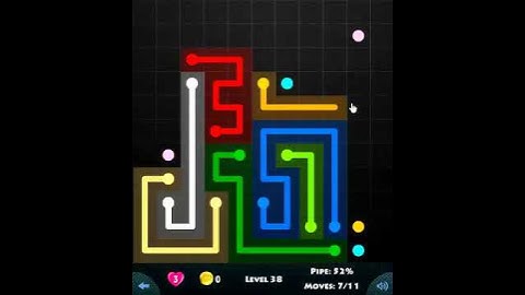 11 × 11 MANIA LEVEL 38 - FLOW GAME ON FACEBOOK Connect the dots