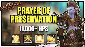 11,000 HEALING PER SECOND?! | Prayer of Preservation Build Guide | Project Ascension | Classless WoW