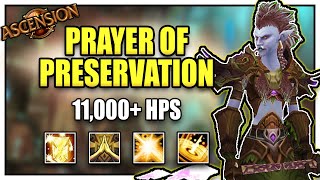 11,000 HEALING PER SECOND?! | Prayer of Preservation Build Guide | Project Ascension | Classless WoW