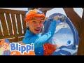 Blippi Makes a Splash at a Waterpark | Magic Stories and Adventures for Kids | Moonbug Kids