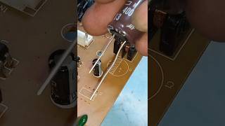 Example Of Correct Installation Of Condenser Electrolyte On Pcb Board