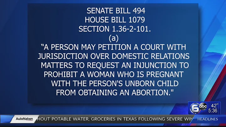 Tennessee abortion injunction bill advances
