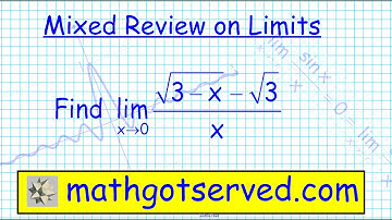 CU2L5 Extra Credit Limits Review AP Calculus AB Límite con racionalización