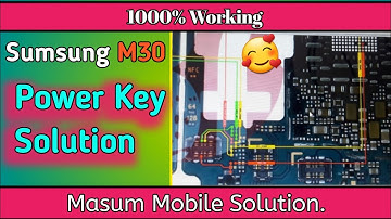 Samsung M30 Power Key Not Work 100% Solution!Masum mobile Solution