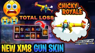 Screaming Chicky New XM8 Skin 🤑 |TOTAL LOSE /Ye galti mat karna😭 New Chicky Royale Event Free Fire 😨