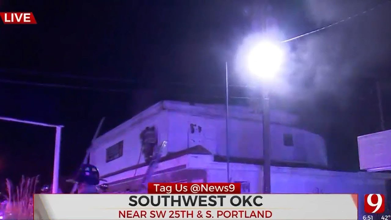 Firefighters Respond To Residential Fire In SW OKC - YouTube