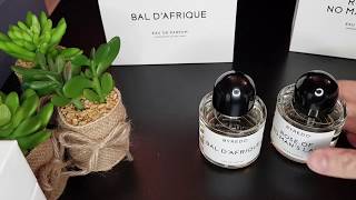 Unboxing - Byredo fragrances (Bal d'Afrique \u0026 Rose of No Man's Land)