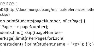 mongo db Pagination tutorial PPT04