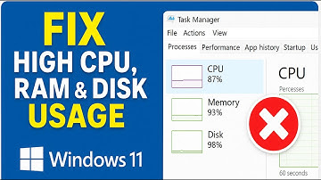 FIX 100% CPU & RAM Usage in Windows11 | STOP Windows 11 Lag