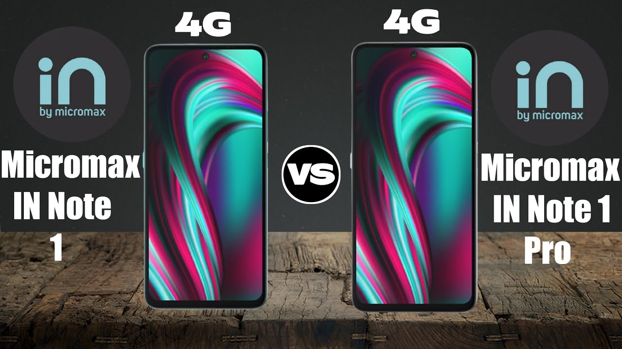 Micromax IN Note 1 vs Micromax IN Note 1 pro