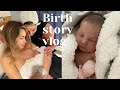 birth story vlog & hospital room tour