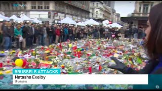 Memorial being held for victims of Brussels attacks, Natasha Exelby reports