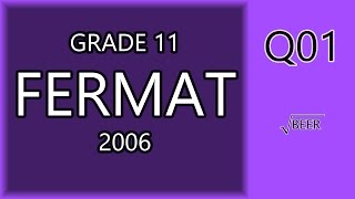 Fermat 2006 1