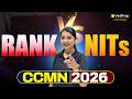 CCMN 2026 🔥 Rank vs NITs Complete Analysis | VedPrep IIT JAM