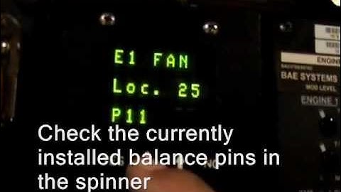 737 engine vibration monitoring box bite procedure