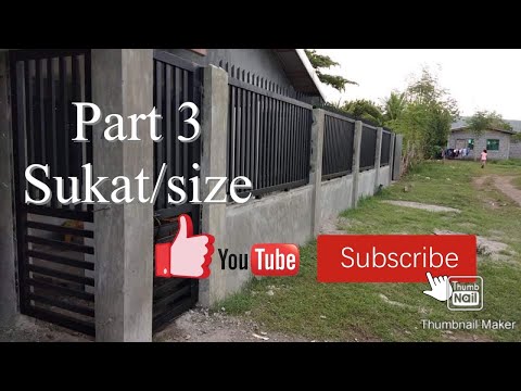 Video: Mga uri ng sectional fence