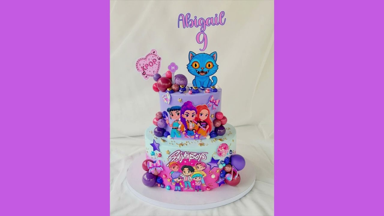 K POP DEMON HUNTERS THEMED CAKES