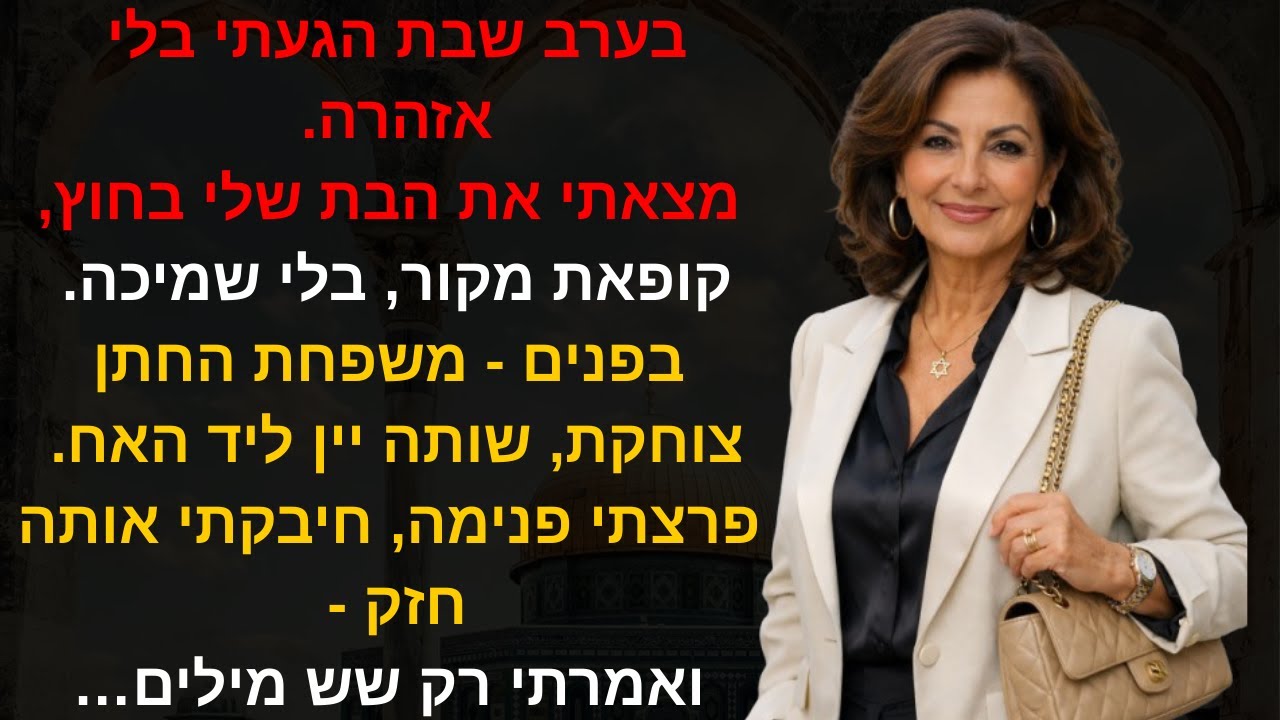 בערב שבת הגעתי בלי אזהרה. מצאתי את הבת שלי בחוץ, קופאת מקור, בלי שמיכה.בפנים - משפחת החתן..🚪💥🚪💥