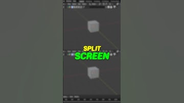 Split Screen Shortcut in Blender | Blender Tips