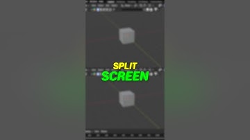 Split Screen Shortcut in Blender | Blender Tips