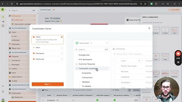 Process focused navigation & Customization Center