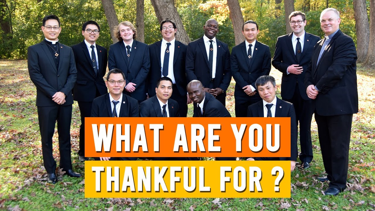 We asked SCJ Formation Community: What are you thankful for?