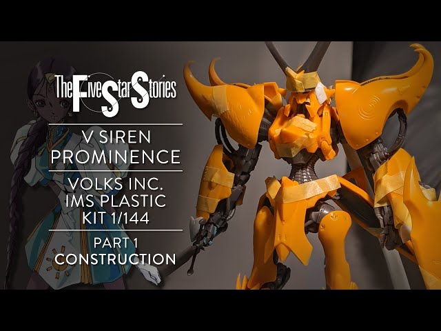 Five Star Stories 1/144 Prominence - Build part 1