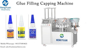 Automatic 502 Glue Filling Capping Machine, Superglue Filler Capper Equipment