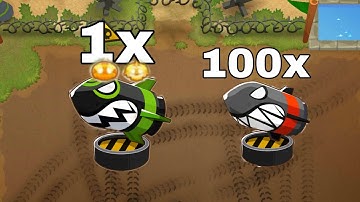 1 god boosted moab eliminator vs. 100 moab assasins