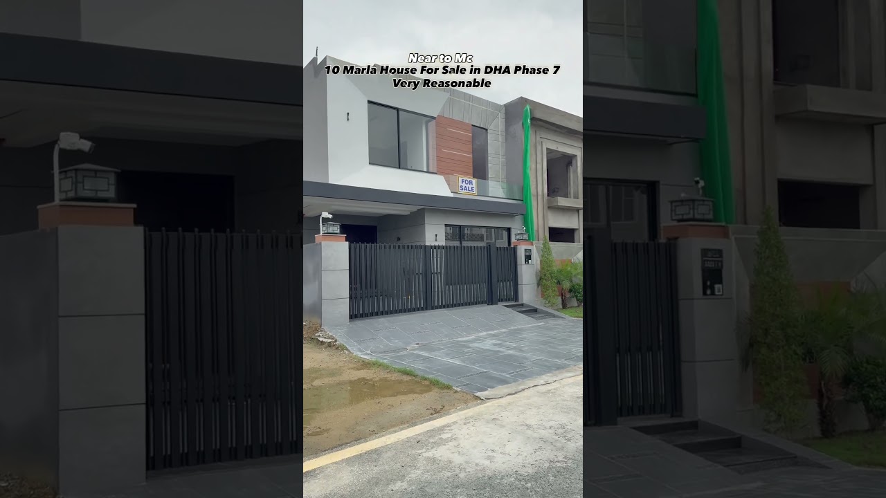 10 Marla Modern Design House For Sale in DHA PHASE 7 Call +92 330 702 9992 