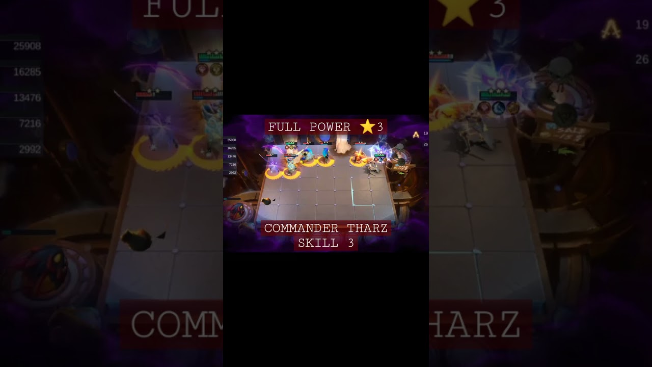 FULL POWER ⭐3 - COMMANDER THARZ SKILL 3 - MAGIC CHESS UPDATE TERBARU 