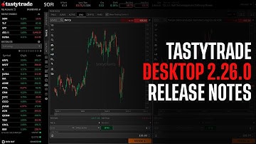 tastytrade Desktop Version 2.26.0 Release Notes