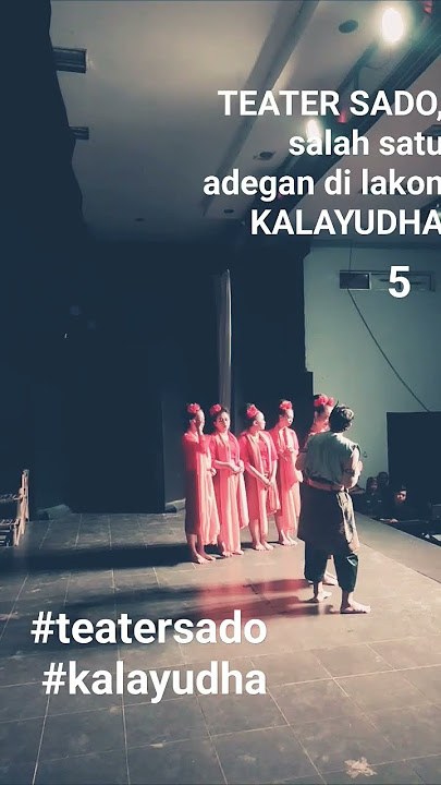 Teater Sado - Lakon KALAYUDHA - salah satu adegan -#teaterindonesia #teater #dialog