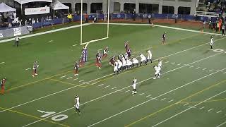 Hamilton Tiger-Cats RB Wes Hills runs for a 4-yard TD vs. Montreal Alouettes 9/23/22