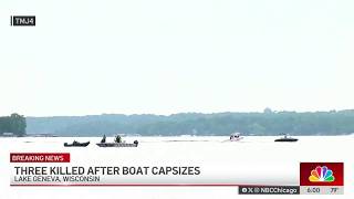 Three killed after boat capsizes on Lake Geneva ahead of Fourth of July weekend