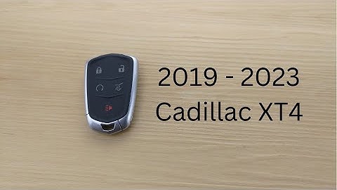 How To Replace or Change Cadillac XT4 Remote Key Fob Battery 2019 - 2023