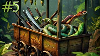 Collecting the Gold and Gems in Amazonia World Gold Mine Rail Rush Gameplay screenshot 2