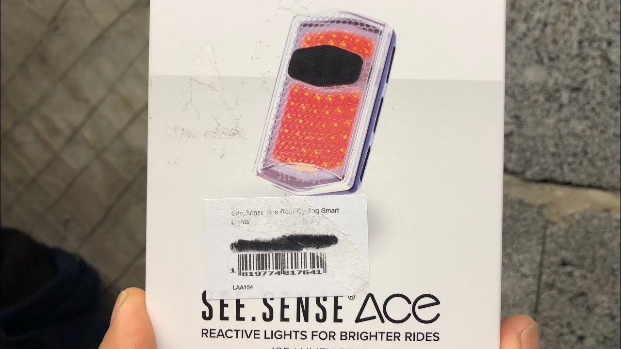 See.Sense Ace Rear Light Review - YouTube