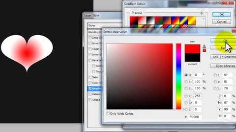 How to design a heart in Photoshop