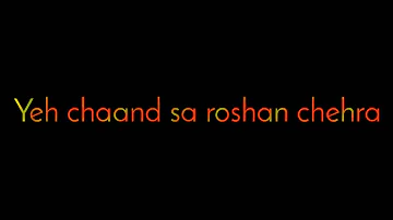 ye chand sa roshan chehra❤️ | whatsapp status lyric | new whatsapp status