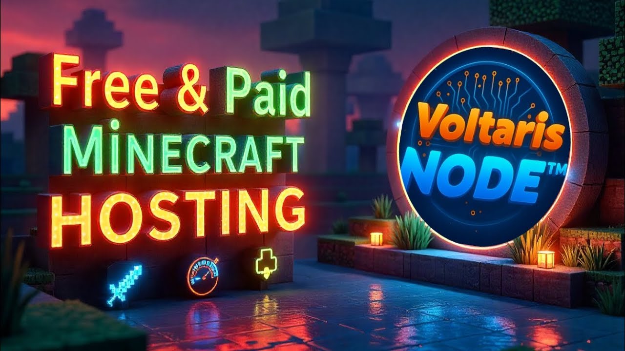 Voltaris node new free 24/7 online Minecraft server new free and Paid ...